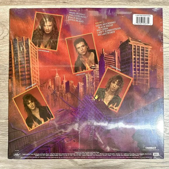 Megadeth Peace Sells... But Who's Buying? LP ~ Ltd Ed 180g Color Vinyl ~ Sealed! - Picture 2 of 2